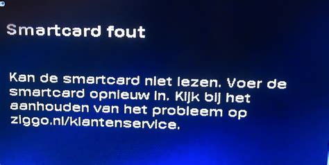 Opgelost: smartcard fout E06